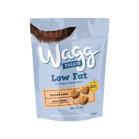 Wagg Low Fat Dog Treats With Chicken & Rice Meaty Bites
