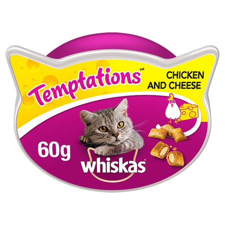 Whiskas Temptations with Chicken & Cheese Adult Cat Treats