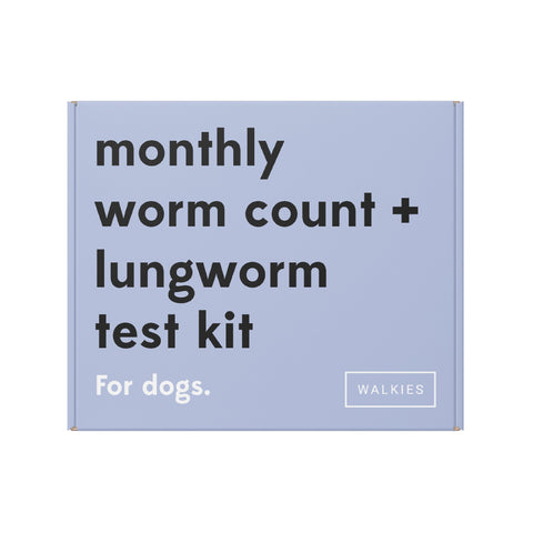Worm Count + Lungworm Test Kit For Dogs - Walkies Pet Shop